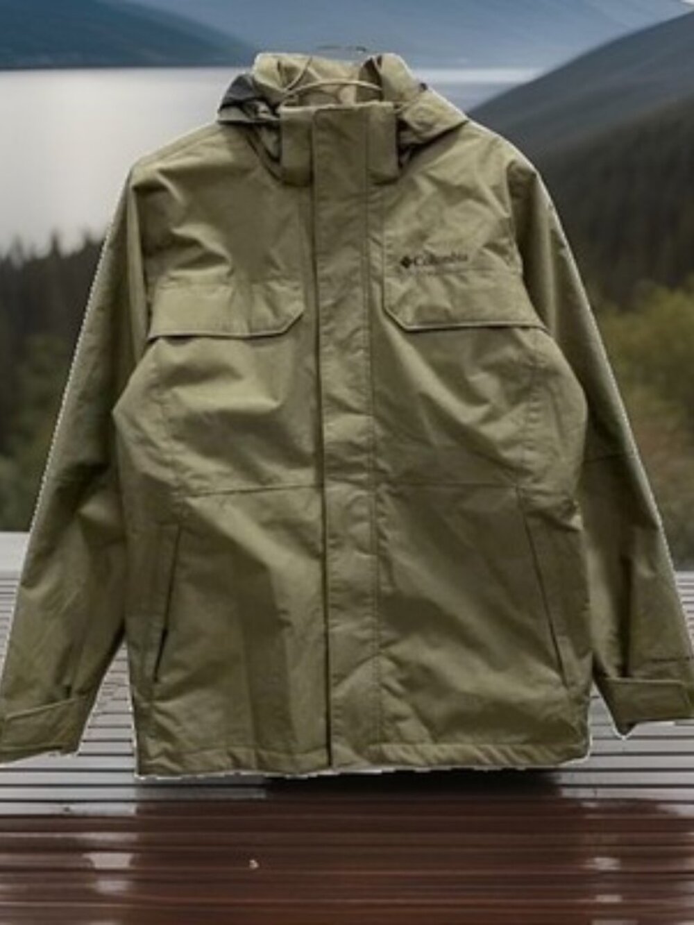 Columbia XXL 2TG Men Cloverdale II Interchange Jacket khaki WE1489